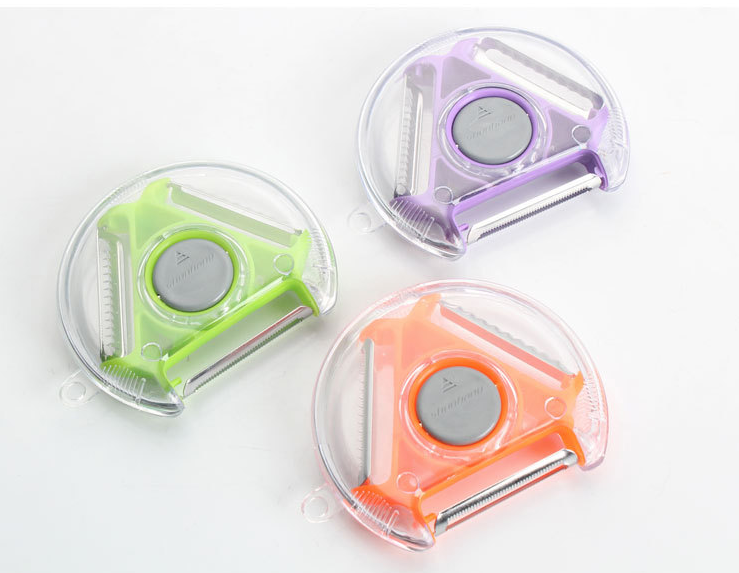3-in-1 Rotating Fruit & Vegetable Peeler