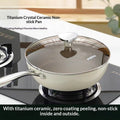 Titanium-alloy Non-stick Ceramic Wok Non-coated For Home Use