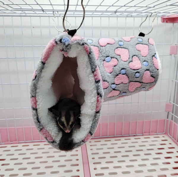 Plush Hamster Tunnel Nest – Cozy Hideaway for Small Pets