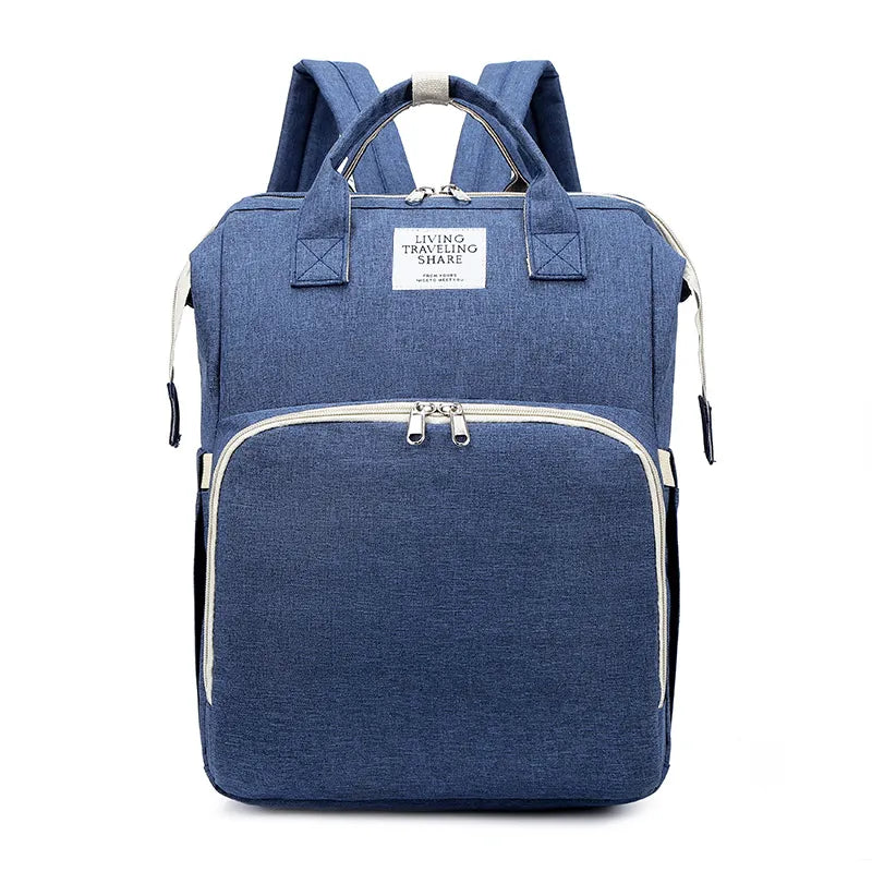 Diaper Backpack with Insulated Bottle Pockets