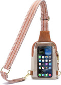 Sling Bag for Women Touchscreen Small Crossbody Cell Phone Purse Fanny Pack