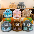 Cross-border Baby Learning-to-Sit Sofa Cartoon Plush Infant And Toddler Training Seat