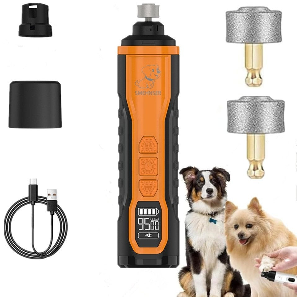 Quiet Pet Nail Grinder with USB Charging