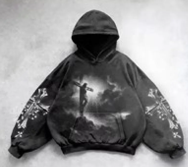 Y2K Streetwear Hoodie with Bold Graphic Print