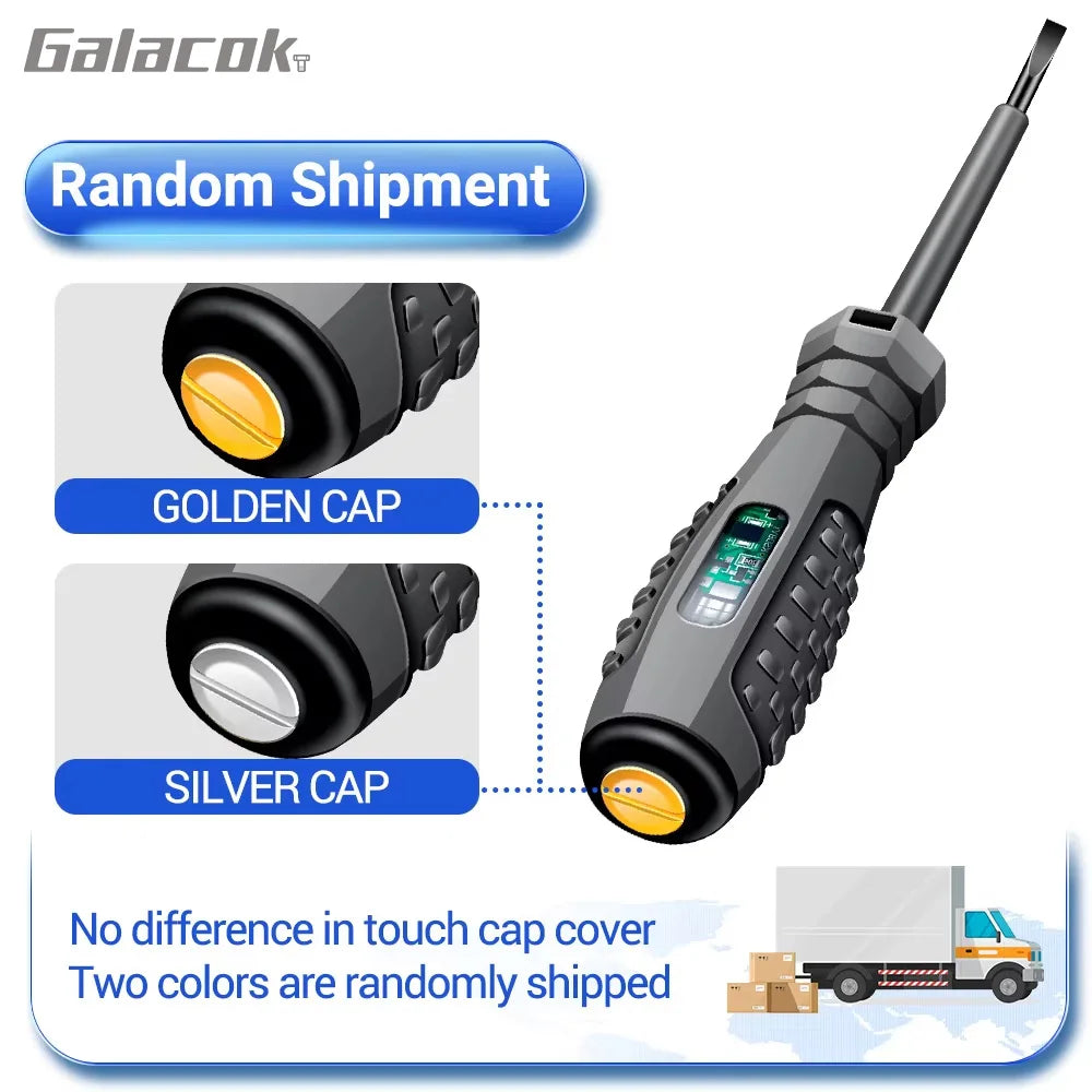 Smart Voltage Tester Screwdriver with LED Indicator