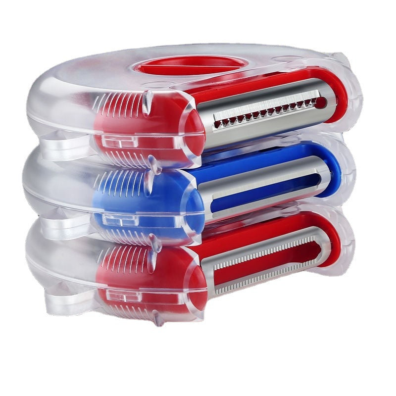 3-in-1 Rotating Fruit & Vegetable Peeler