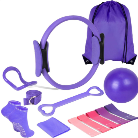 Yoga & Pilates Set for Mindful Wellness - 13-Piece Collection
