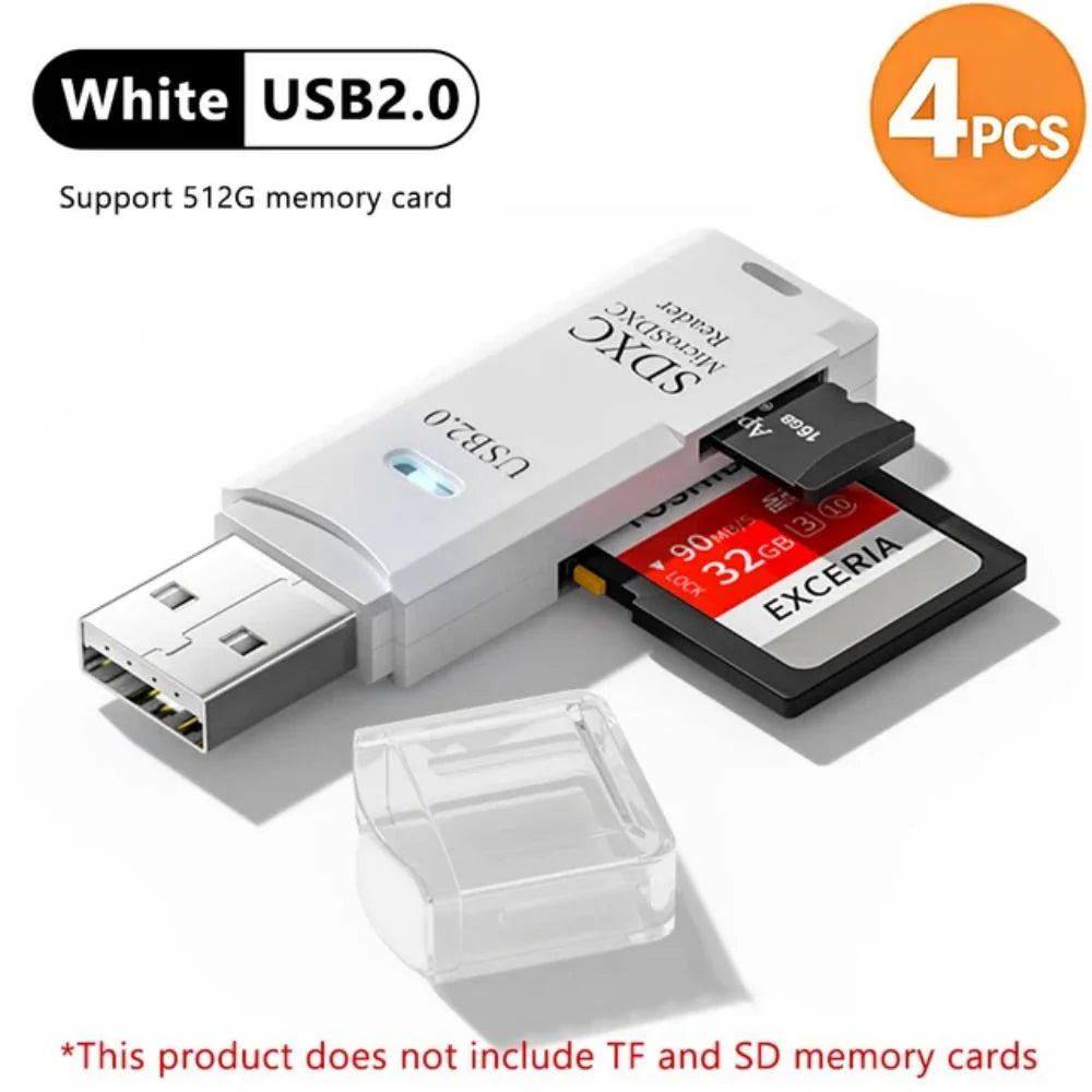 2-in-1 Multi Functional  USB 3.0 Card ReaderMiniSD...