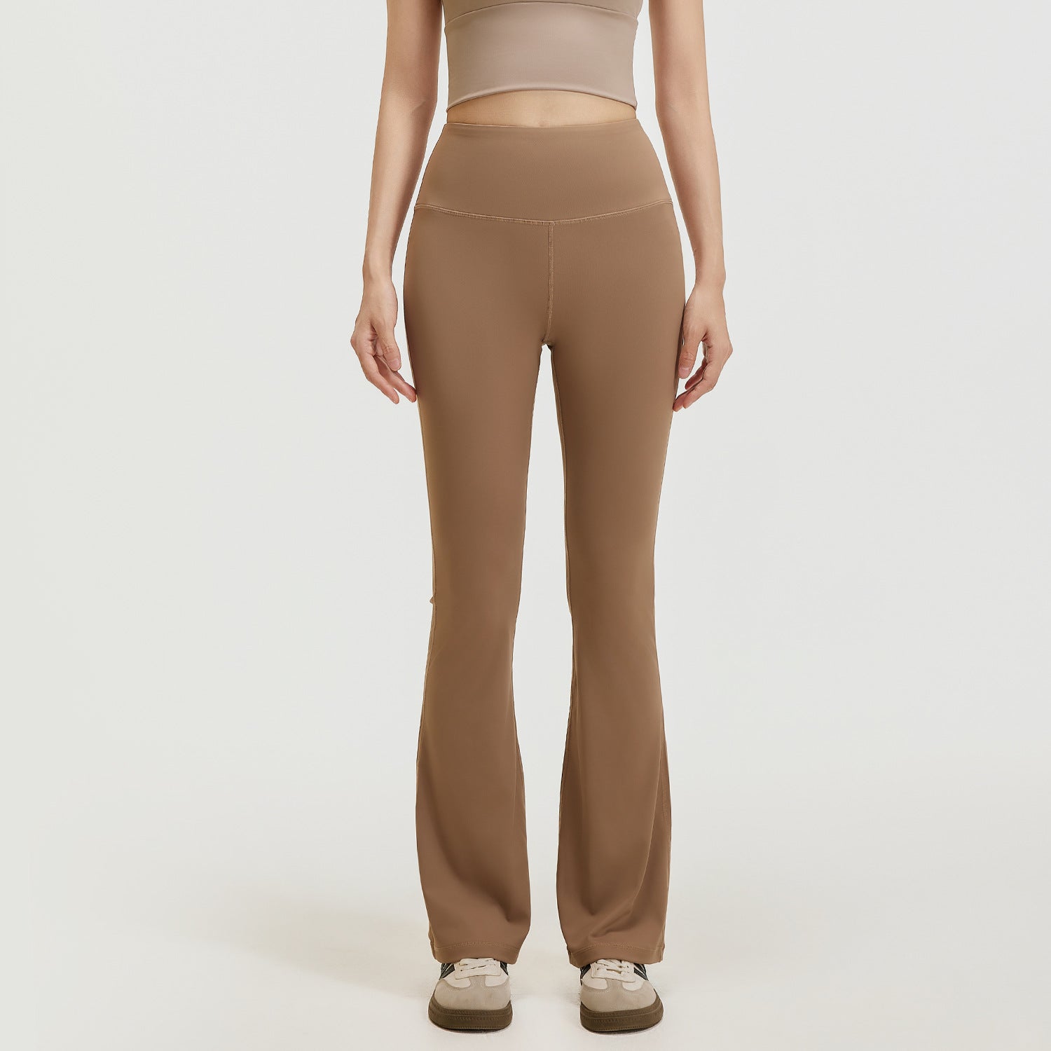 Flared Fitness And Pilates Workout Bell-bottom Pants For Women