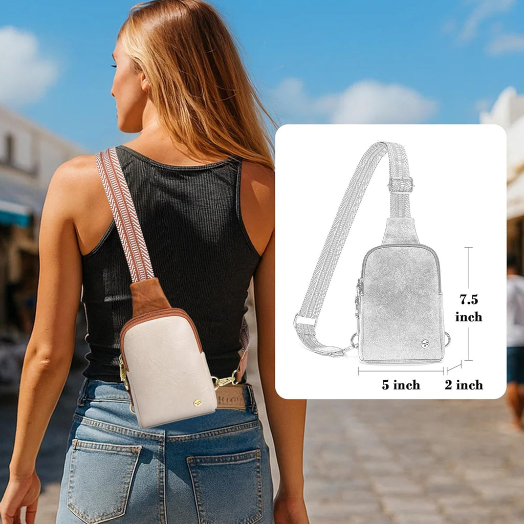 Sling Bag for Women Touchscreen Small Crossbody Cell Phone Purse Fanny Pack