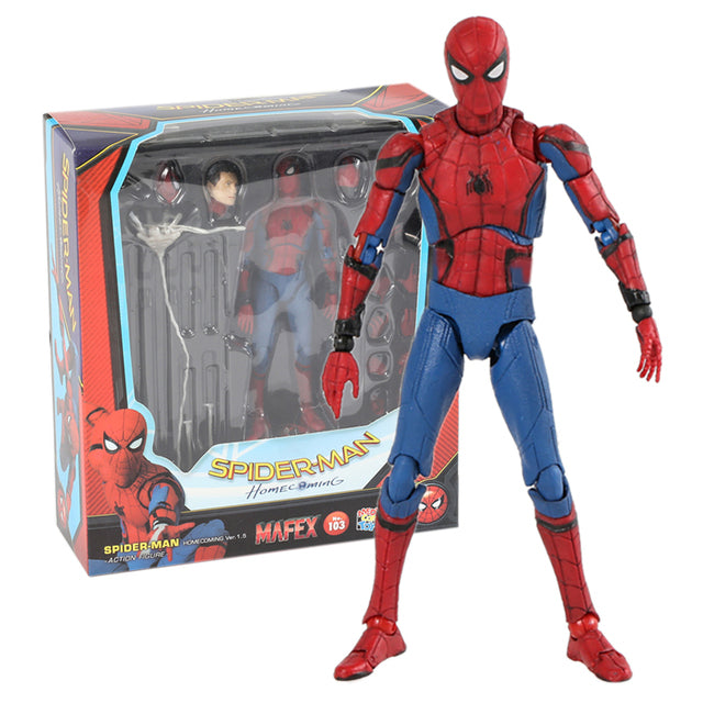Marvel Mafex Spider-Man Action Figure 6-Inch Collectible