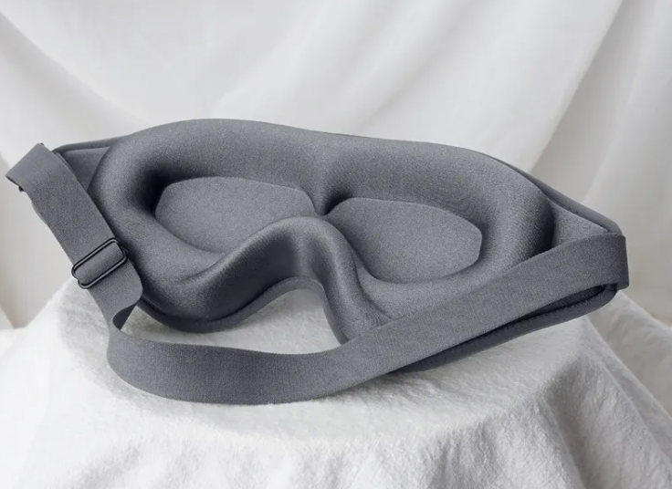 3D Contoured Sleep Mask – Total Darkness, Zero Pressure
