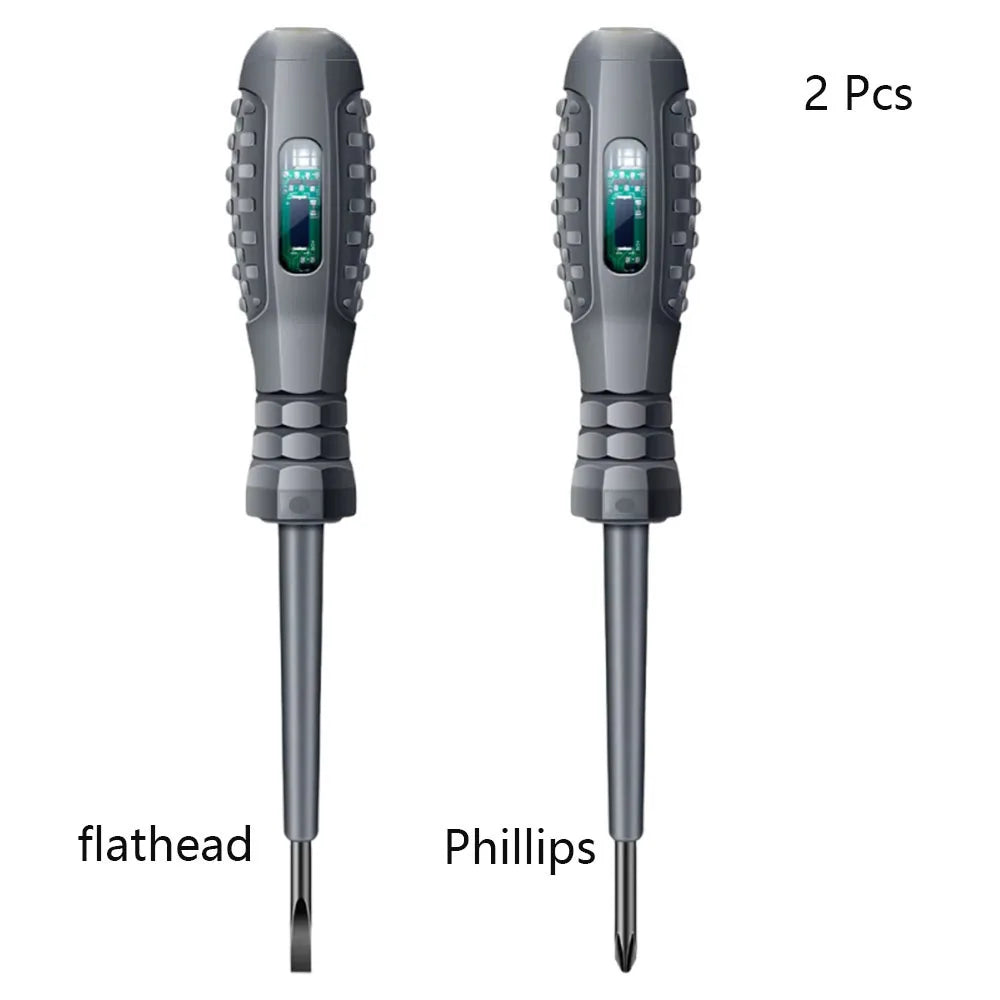 Smart Voltage Tester Screwdriver with LED Indicator