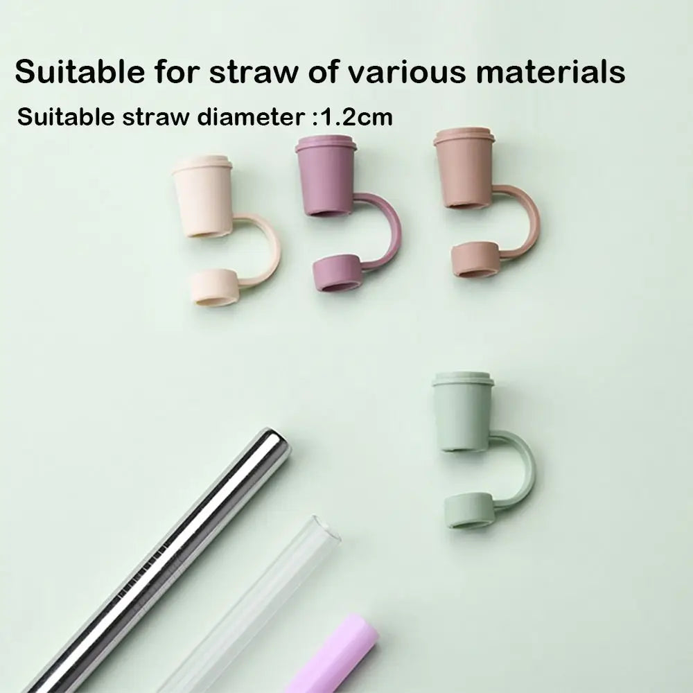 Silicone Straw Tip Covers – Reusable & Dust-Proof
