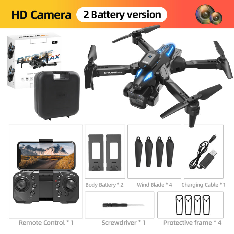 C10 Black - Triple Camera - Dual Electric Drone-BLACK