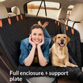 Heavy-duty Extended Car Seat Cover With A Pet Mat For Vehicles