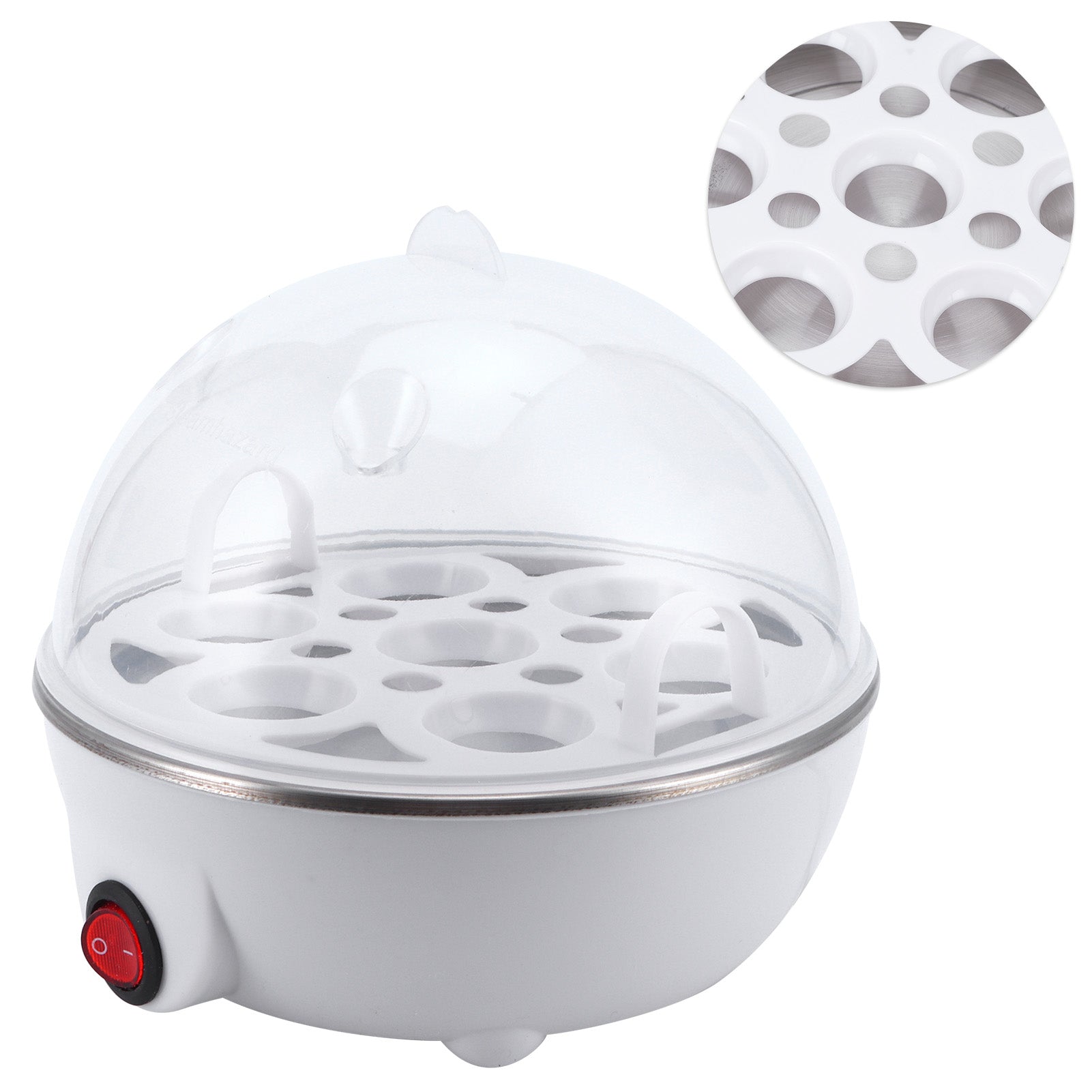 Electric Egg Cooker & Steamer – Perfect Soft, Medium & Hard Boiled